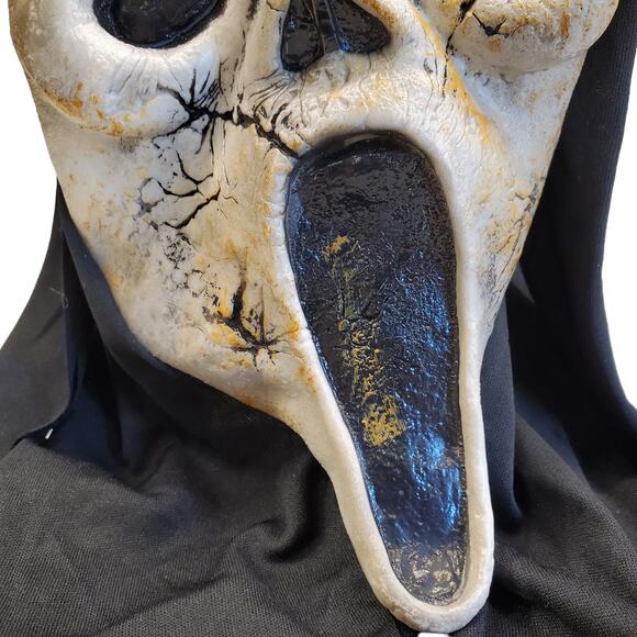 Scream Ghost Face Zombie Halloween Mask April June 2010 Fun World Used - Picture 5 of 16